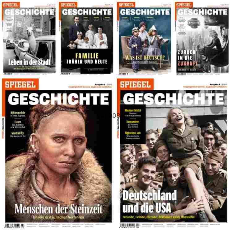 【德国版】Der Spiegel Geschichte – 2024 Jahrgang 2024年合集PDF电子版杂志