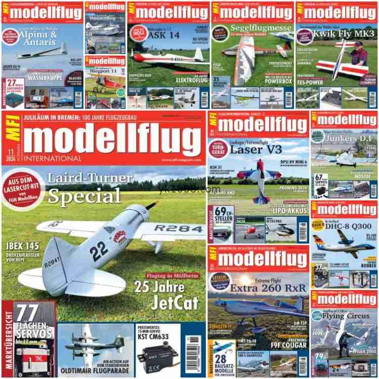 【德国版】Modellflug International – 2024 Jahrgang 2024年合集PDF电子版杂志