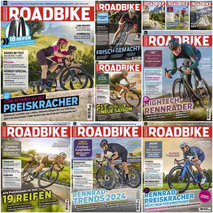 【德国版】RoadBIKE – 2024 Jahrgang 2024年PDF电子版杂志合集