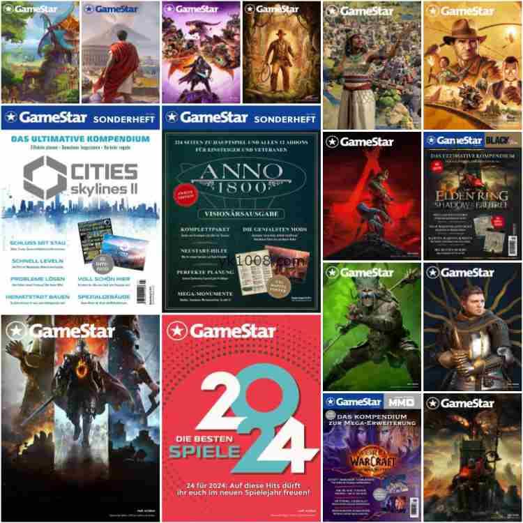 【德国版】GameStar – 2024 Jahrgang年合集PDF电子版杂志