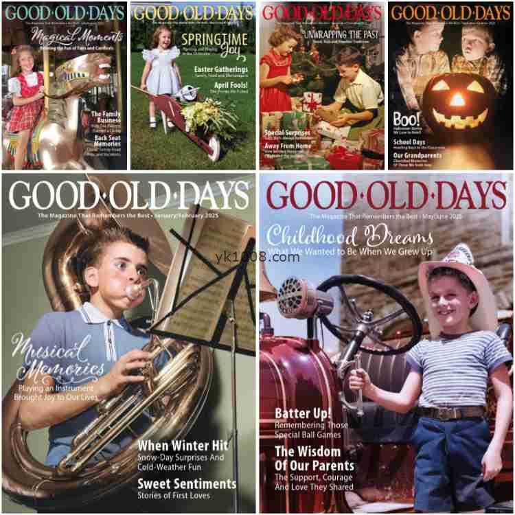 【美国版】Good Old Days2025年合集怀旧回忆生活情感PDF杂志电子版