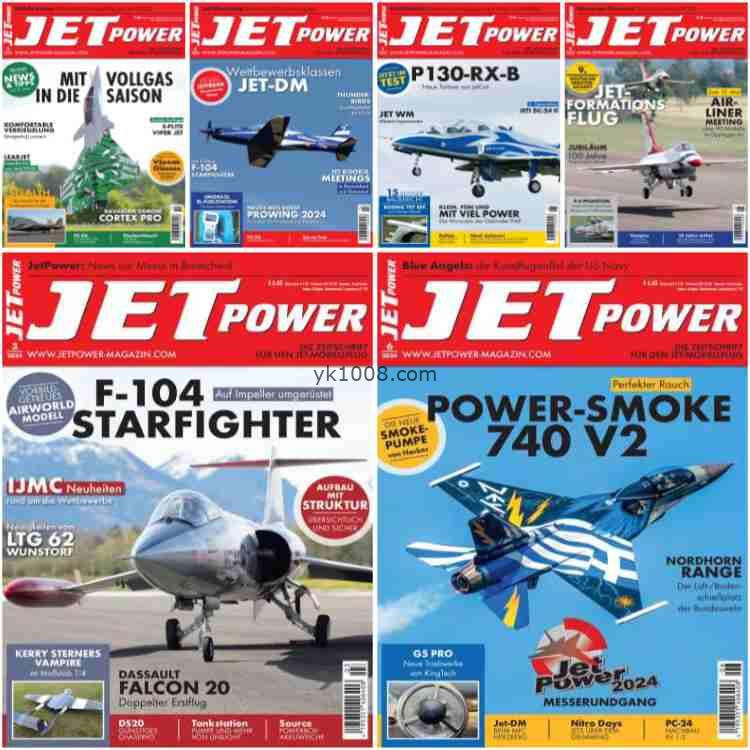 【德国版】JetPower – 2024 Jahrgang年合集PDF电子版杂志