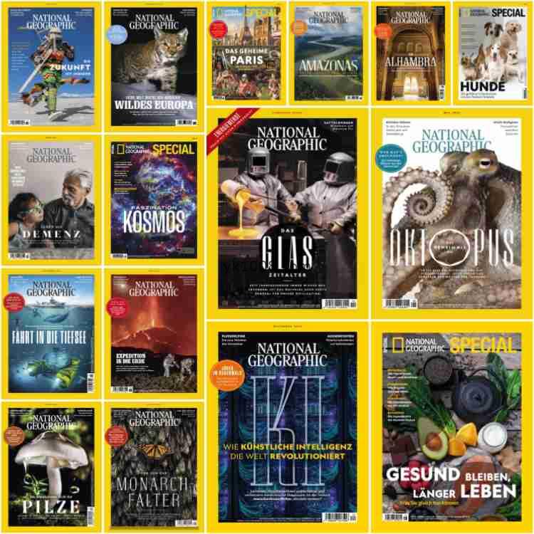 【德国版】National Geographic Deutschland – 2024 Jahrgang年合集PDF电子版杂志