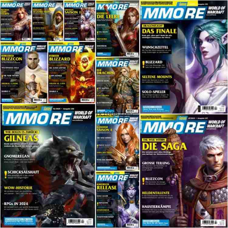 【德国版】PC Games MMore – 2024 Jahrgang年合集PDF电子版杂志