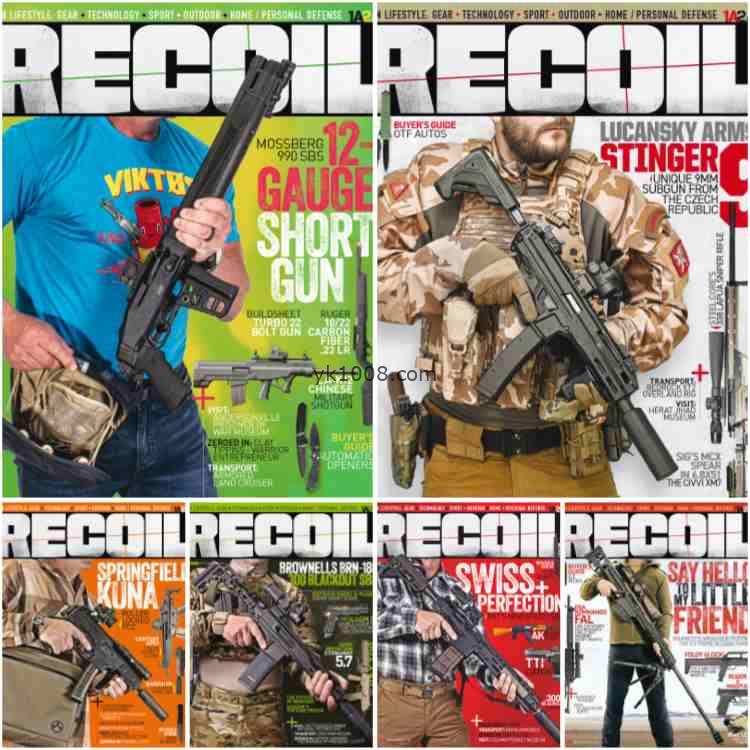 【美国版】Recoil 2025年合集枪械生活权威战术装备PDF杂志